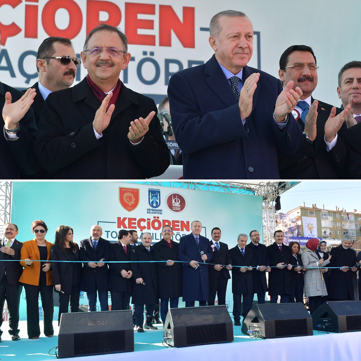 mehmetozhaseki's tweet photo. Sayın Cumhurbaşkanımızın teşrifleri ile Keçiören Belediyesi hizmet tesislerinin toplu açılışını gerçekleştirdik.

Keçiören’e ve Ankaramıza hayırlı olsun. https://t.co/DZRIE1GYyY