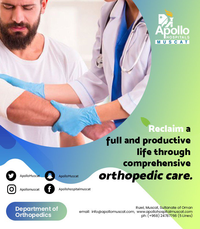 Get back in action!

#arthroscopyrecovery #sportsmedicine #sportsmedicineathletics #sportsmedicinedoctor #sportsmedicineclinic #orthopedicclinic #orthopedicssurgeons #orthopedicspecialist #orthopedicDoctor

Learn more: apollohospitalmuscat.com/post_services/…