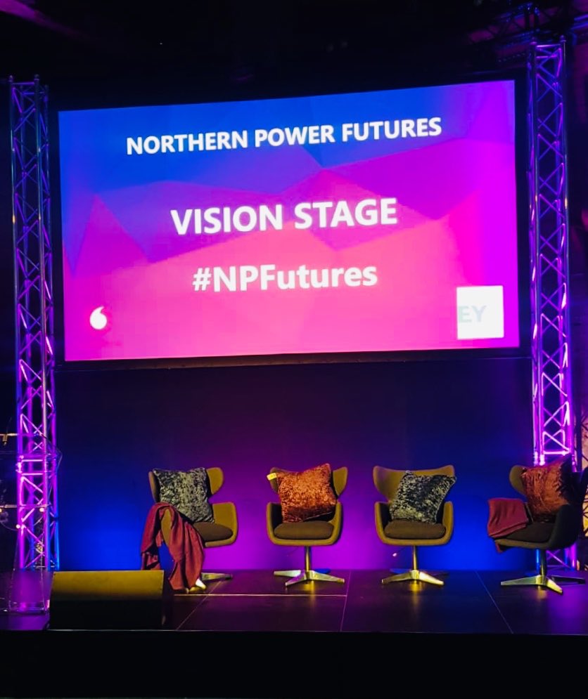 Providing full production for #NPFutures <a href="/BoilerShopNCL/">Boiler Shop</a>  Pop over and say hi and see what <a href="/trylight_uk/">Trylight Productions</a> can do to support your next event.