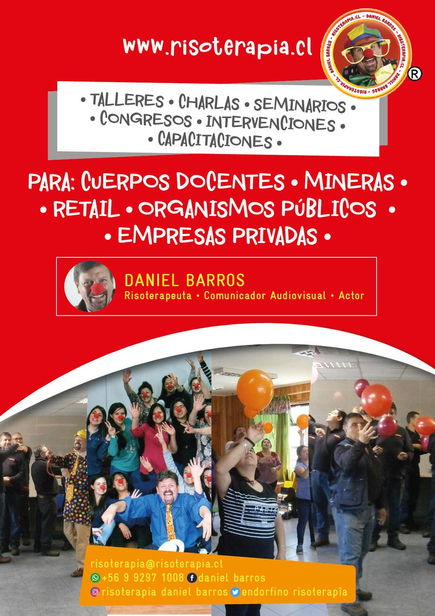 EndorfinoR's tweet image. Risoterapia.cl
#risoterapia #humor #actor #comediante #estré #calidaddevida