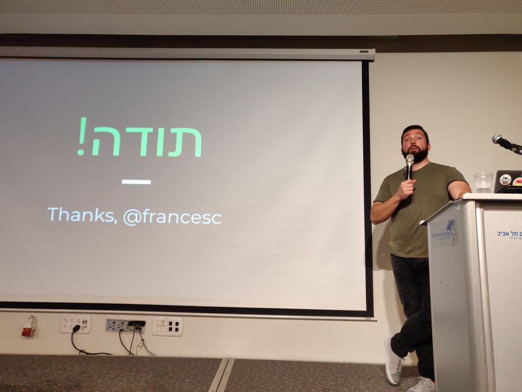 gopherconil's tweet image. Huge thanks to our keynote speaker @francesc #gopherconil