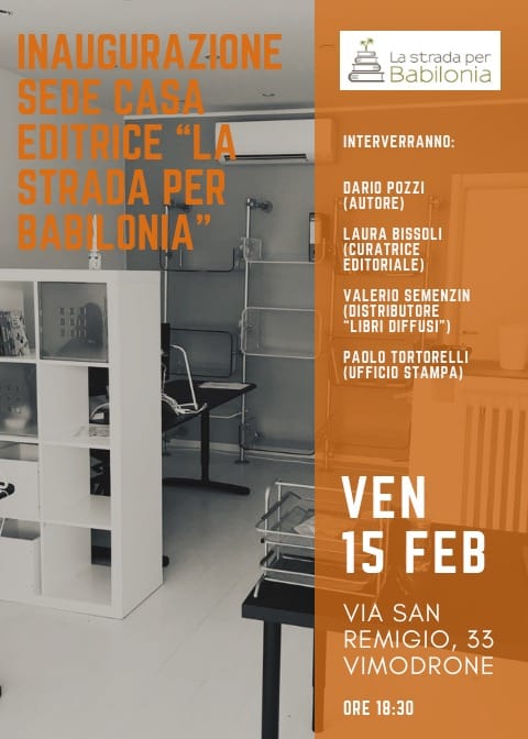 Siete tutti invitati all'inaugurazione della nostra nuova sede operativa 😍
Questo è per noi un traguardo fondamentale che ci fa capire che siamo sulla "strada" giusta 💪😎
#inaugurazione #casaeditrice #sede #casanostra #libri #books #15Feb #vimodrone #Milan #lastradaperbabilonia