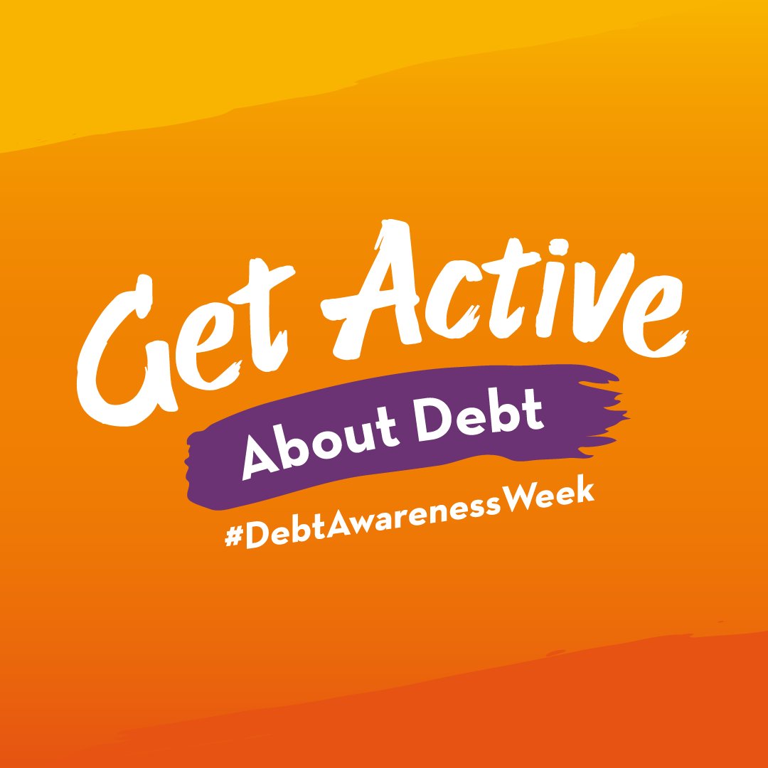 StepChange's tweet photo. It's #DebtAwarenessWeek! We'll be talking about topics such as practical ways to get the debt advice you need, how our clients feel after talking to us, and debt danger signs to look out for. Share your stories and make this week the time to #GetActive about debt. https://t.co/7KxKwL89pd