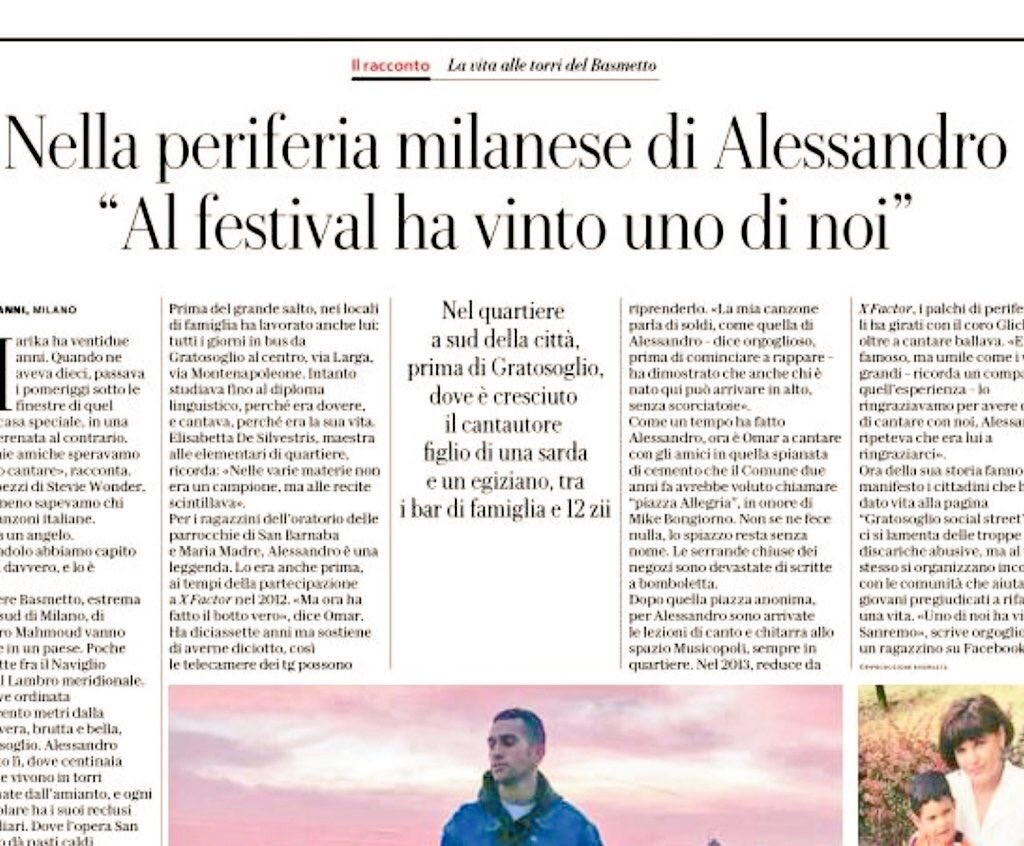 Stefania Aloia (@stealoia) on Twitter photo La vita normale di un ventenne che poi vince #Sanremo2019 . Reportage di <a href="/franvanni/">franco vanni</a> da Basmetto/Gratosoglio (Milano). E poi ditemi se #Mahmood non è italiano | Rep rep.repubblica.it/pwa/generale/2… <a href="/repubblica/">Repubblica</a> La vita normale di un ventenne che poi vince #Sanremo2019 . Reportage di <a href="/franvanni/">franco vanni</a> da Basmetto/Gratosoglio (Milano). E poi ditemi se #Mahmood non è italiano | Rep rep.repubblica.it/pwa/generale/2… <a href="/repubblica/">Repubblica</a>