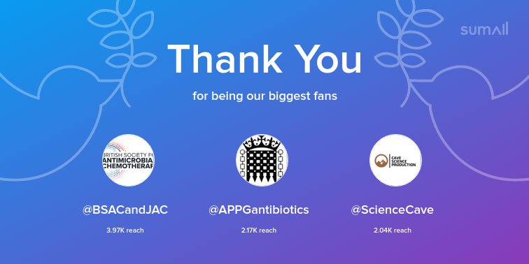 TheUrgentNeed's tweet image. Our biggest fans this week: @BSACandJAC, @APPGantibiotics, @ScienceCave. Thank you! via sumall.com/thankyou?utm_s…
