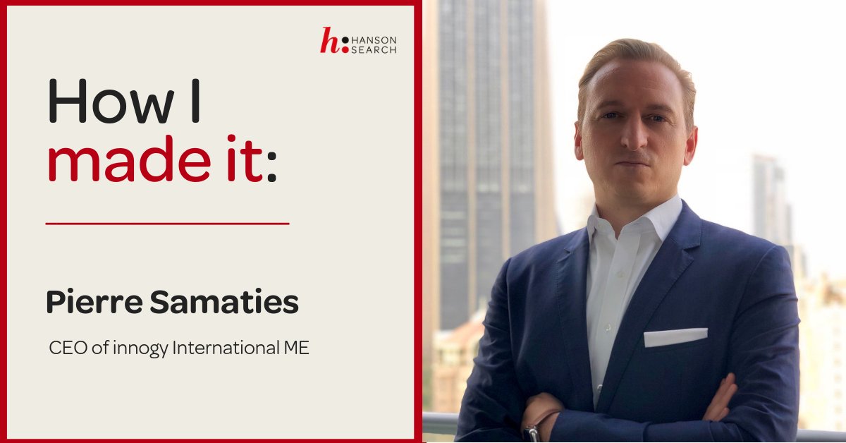 HansonSearch's tweet photo. In our latest #Hansonblog, we talk energy, communication &amp; transportation with @PierreSamaties, CEO of innogy International 

Find out how he got to where he is today at https://t.co/SQyhUtVMiK
#HansonBlog #MondayMotivation #careeradvice https://t.co/dZeAgNaRrx