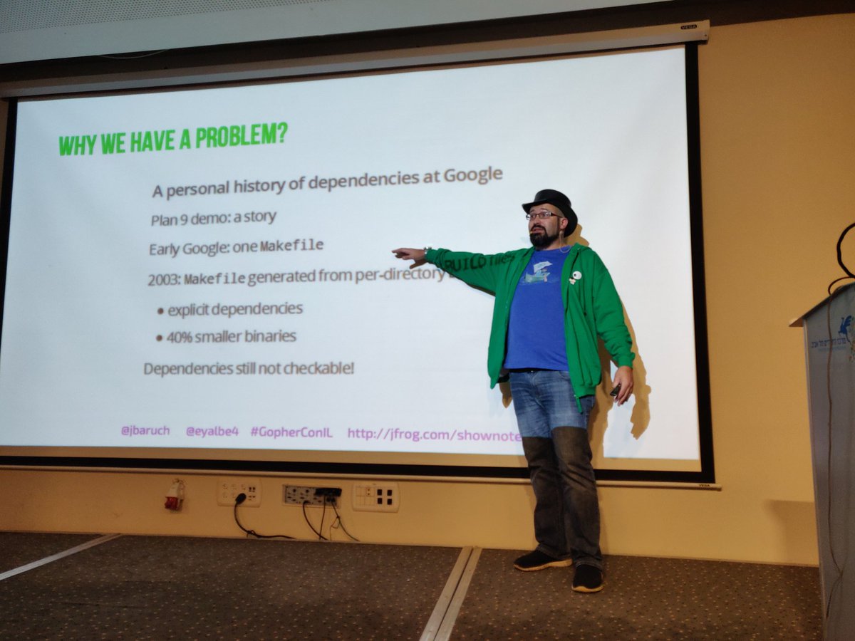 gopherconil's tweet image. Talking go modules @jbaruch and @eyalbe4 from @jfrog #gopherconil