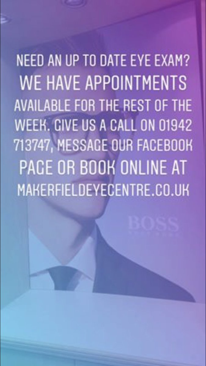 MakerfieldEyes's tweet photo. Are you due for your eye exam? 👀 https://t.co/YPTT4chbbD