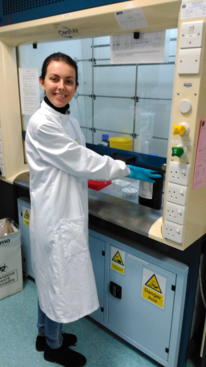 UoBBio's tweet photo. 11th Feb: @eva_tsigarida prepping for tests on a novel antimicrobial material as part of her Yr3 Biomedical Science / Microbiology research project.
Happy #WomenInScience day @UniofBradford !

@IBMScience @ApplyBradford @UoBChem https://t.co/v86S09IUUo