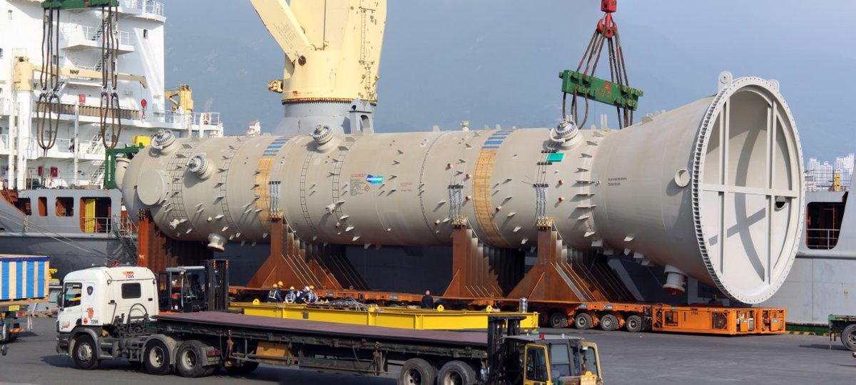 AntwerpXl's tweet photo. Aprojects n.v. provides handling, warehousing, customs clearance, and consolidation services just to to name a few! They're recognized worldwide for their expertise in the field #Aprojects #AntwerpXL #Breakbulk https://t.co/UKUOI85GnW