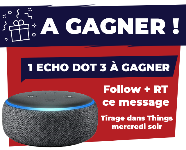 [Concours] Pour gagner un Amazon Echo Dot 3, il suffit de RT + Follow <a href="/StdRenegade/">Studio Renegade 🦊</a> !

Le tirage au sort se déroulera dans #Things mercredi soir sur notre chaîne Twitch : twitch.tv/studiorenegade

#Concours #EchoDot #jeuxconcours #Gagner #cadeau #Domotique #Iot