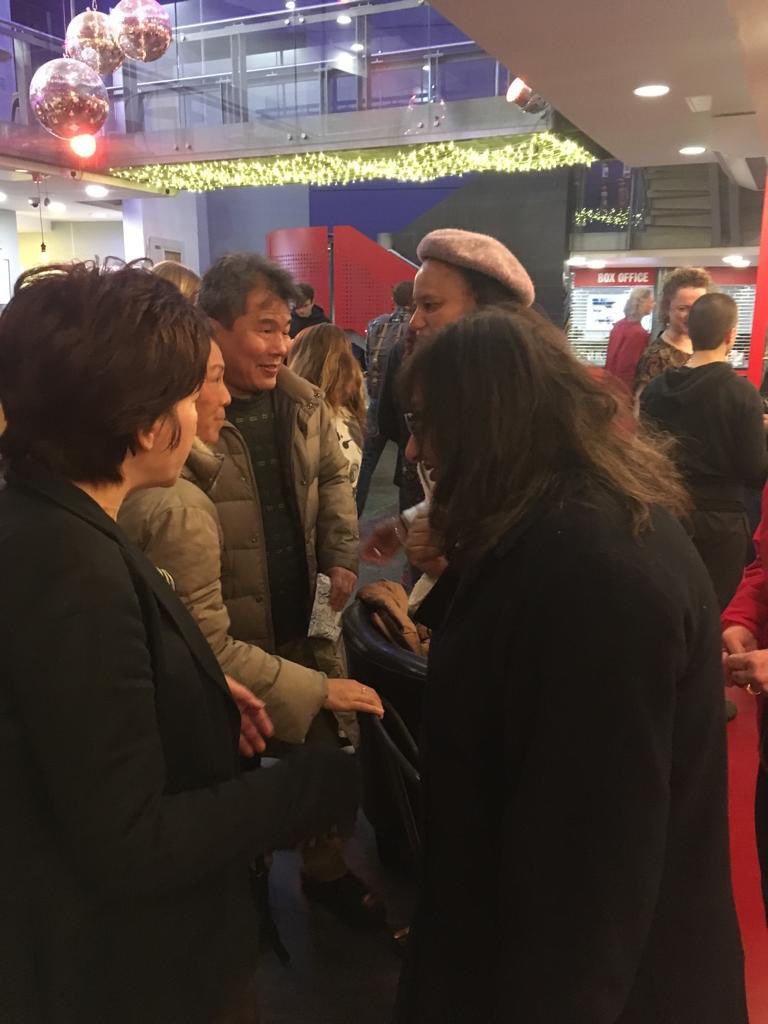 KumikoMendl's tweet image. Wonderful to have Goze expert Professor Hirose in the audience on Saturday night followed by a lively discussion rounding off a very happy stopover @StratfordCircus - 
next stop @ClwydTweets 
( back in London @TheAlbanySE8 1-2 March )
#FlightPaths 
@extantltd @yellowearthuk