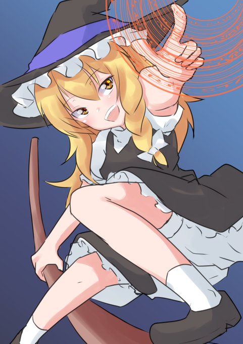 #深夜の真剣お絵描き60分一本勝負 
霧雨魔理沙 +30min 