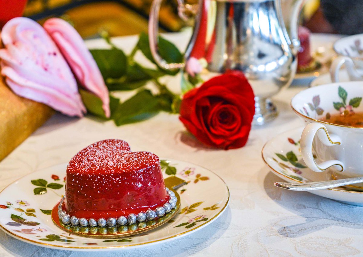 RitzCarlton's tweet photo. Stop by our Ritz Gourmet Lounge and delight in a decadent heart-shaped cake over afternoon tea for two. https://t.co/3eZ8fKHJkn