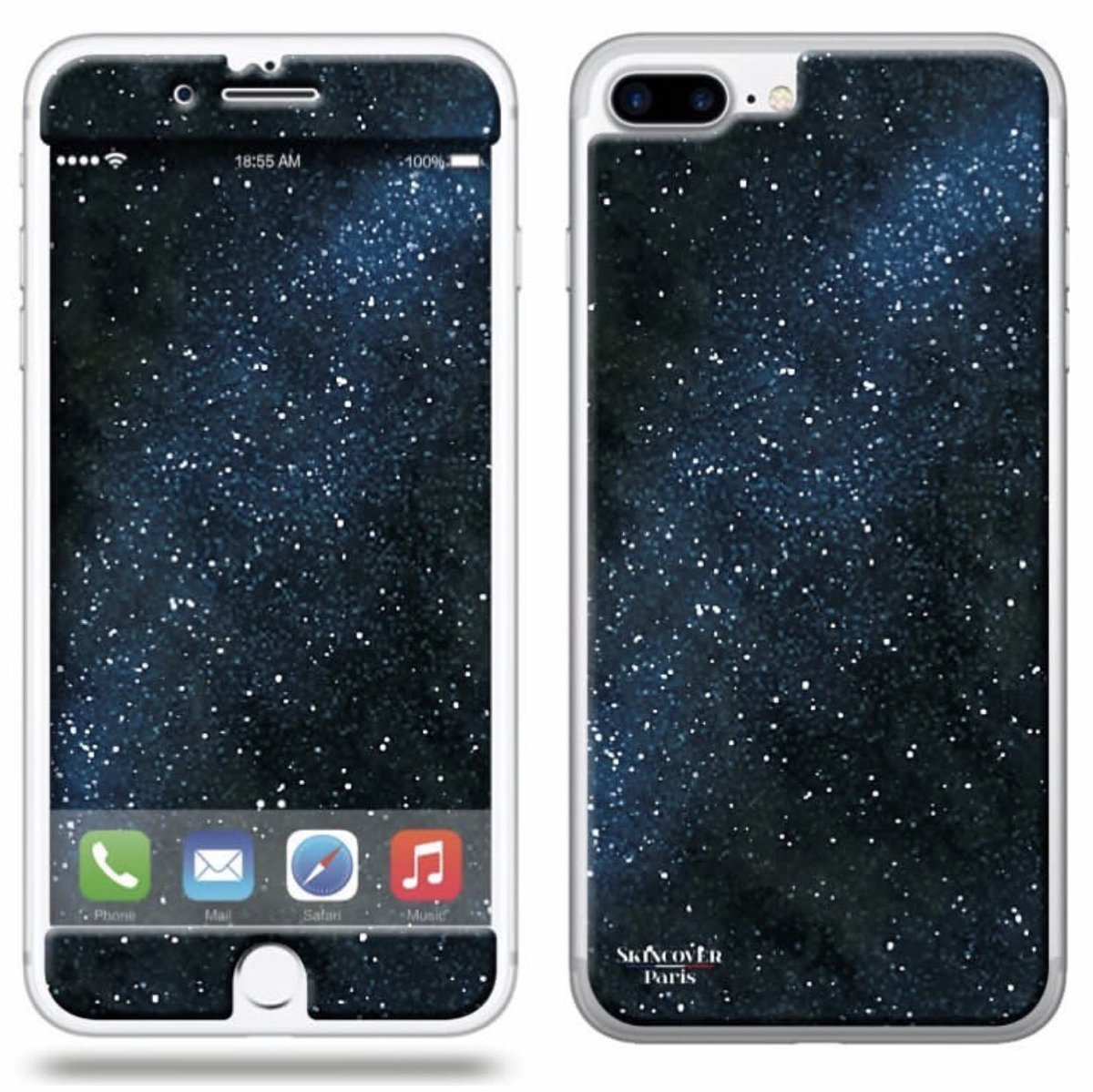 IPhone 8 Plus Milky Way By Skincover Since 2011 Skincover Paris High Fashion For High Technology 👍🎨🇫🇷📸😉❤️#milkyway #paris #pfw #voielactée #voielactee #stickeriphone #iphoneskin #iphoneskins #skincover #skincoverParis