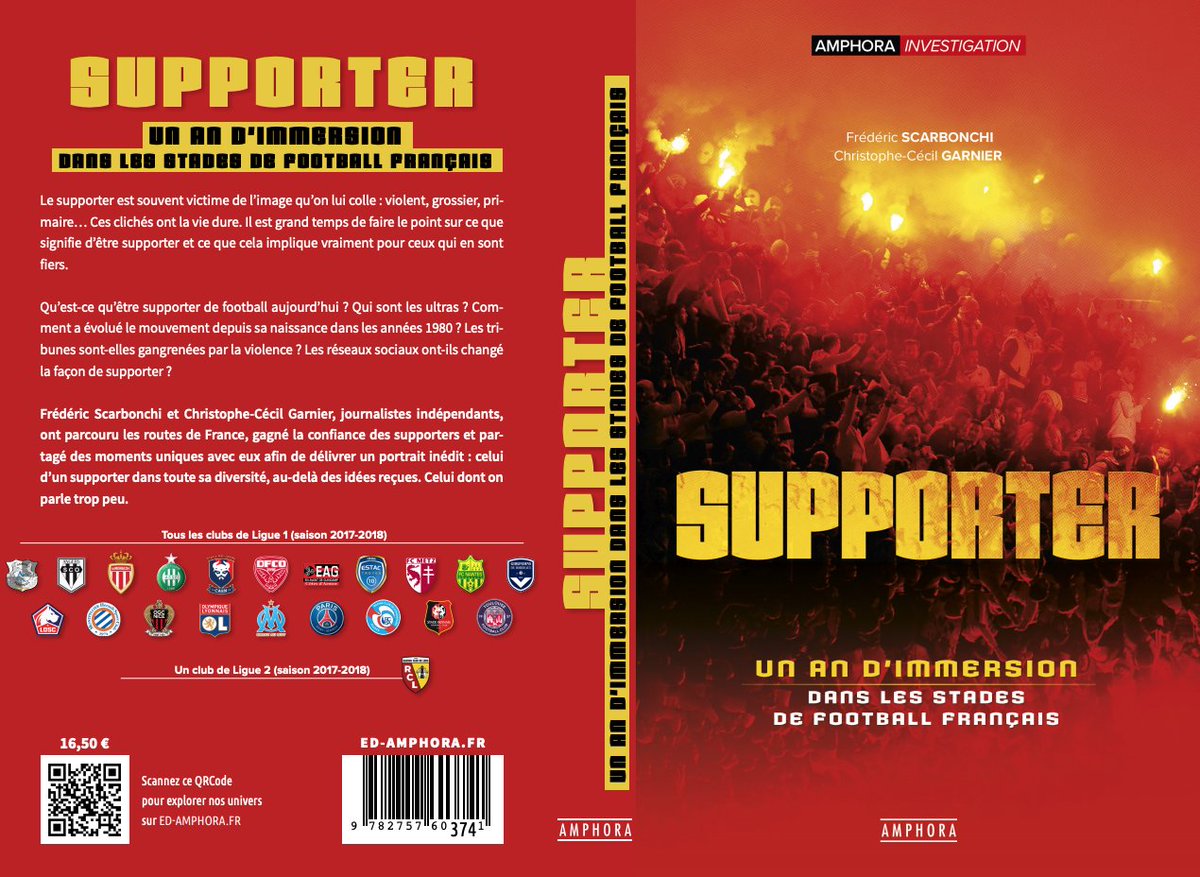 📕 Notre livre "Supporter, un an d'immersion dans les stades français" sort demain !
🎁 Pour fêter ça : CONCOURS
➡️ RT ce tweet + Follow <a href="/suppsparterre/">Supps par Terre</a> pour participer et tenter de le gagner.
BONNE CHANCE !