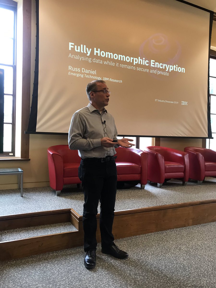 Ale_Curioni's tweet image. Fully Homomorphic Encryption as transformational technology today. #ibmresearch #security
