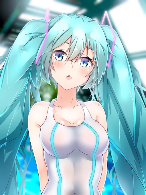 前に描いたミクさんが好評だったので水着のみと色違い差分!
皆さんはどの水着が好きですか? 