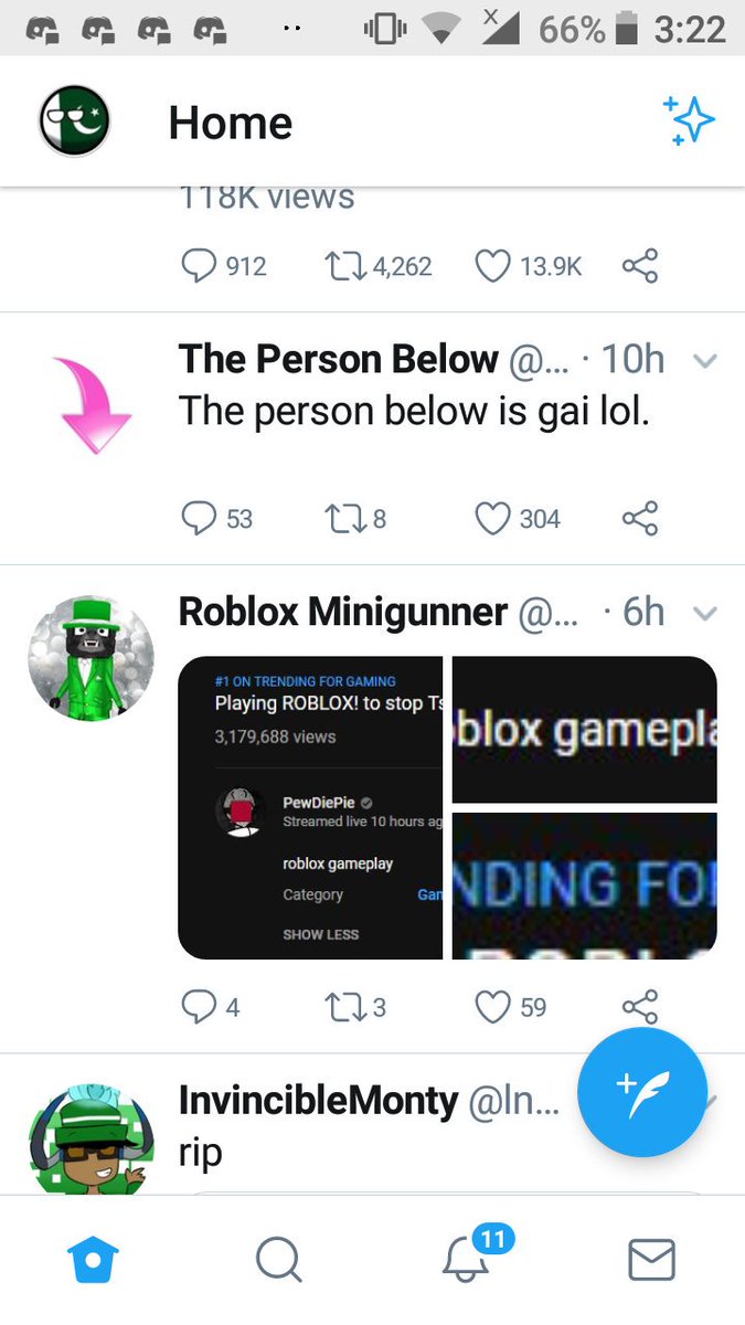 Roblox Minigunner On Twitter - when pewds gets banned from roblox this game is notrelevant