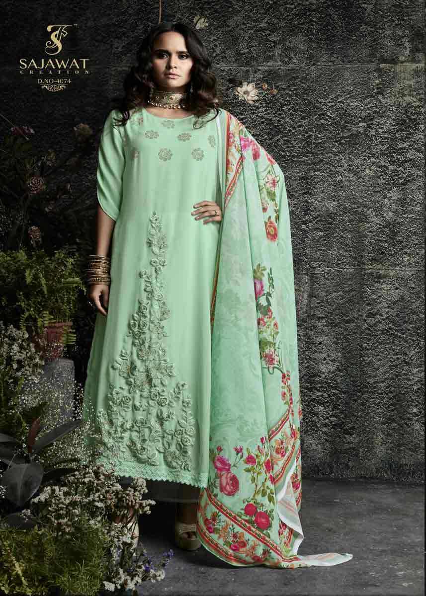 Buysareesuit's tweet photo. Sea Green Color Floral Embroidery Heavy Semi Georgette Suit https://t.co/3p5vRiItFe https://t.co/KVpMdpt0pb