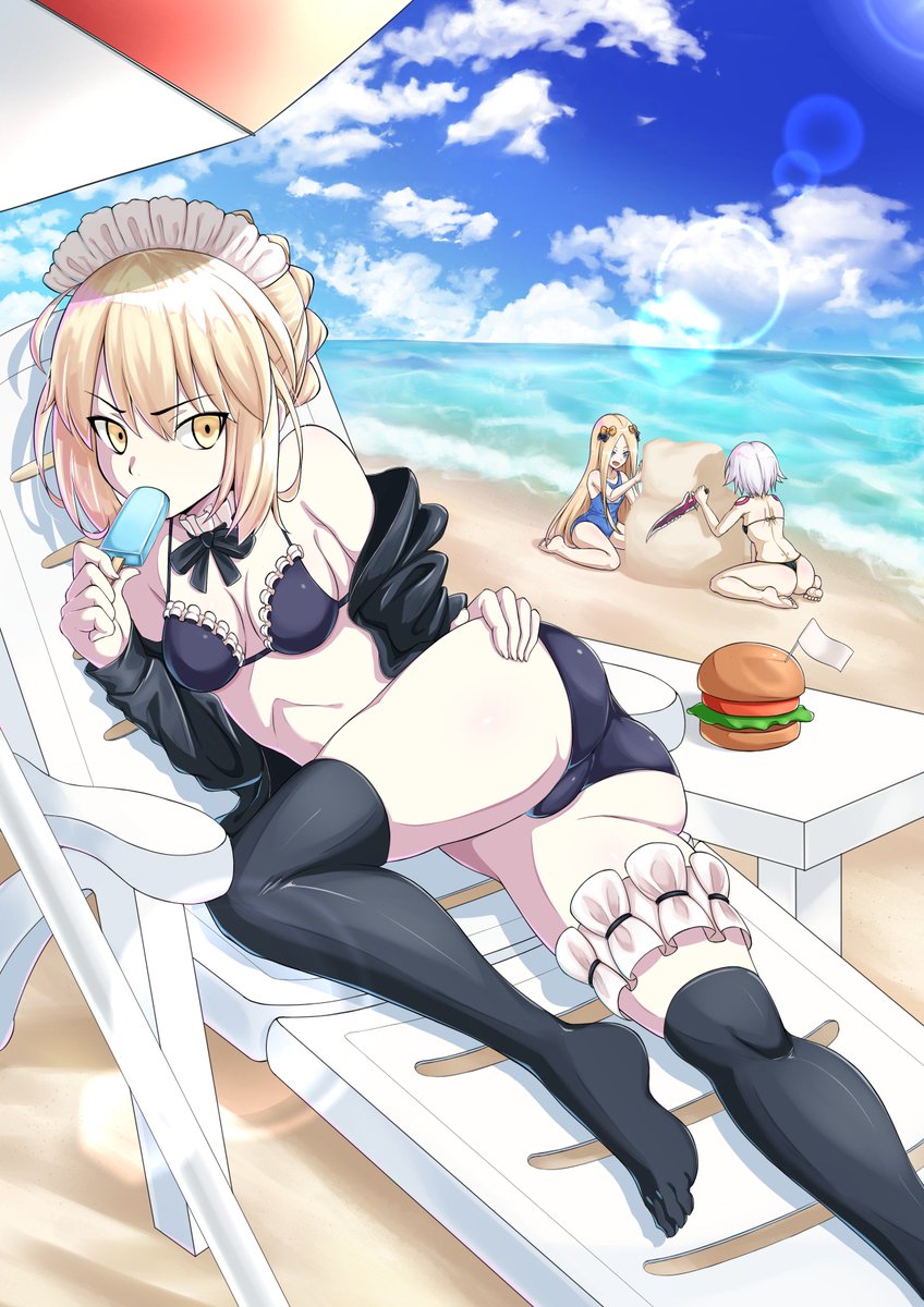 セイバーオルタちゃんと子供たち
#FGO #セイバーオルタ 