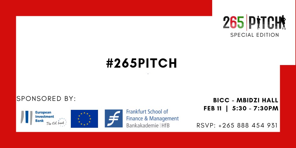 Synergy_Labs24's tweet photo. It’s finally here!
To those coming tonight, kindly send the word out to your social capital by using the hashtag #265PITCH, of the event as it is happening. 
Join us online too as we support Malawi’s emerging entrepreneurs in Agriculture-related businesses.
#265PITCH https://t.co/Mfbjkw6mgw
