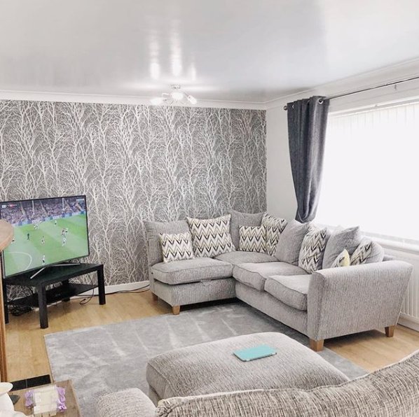 ScS on Twitter: "We love this grey themed living room sent to us by  instagram user jodiekdobson! Our Allure corner sofa really helps to create  more space whilst maximising comfort! The Allure