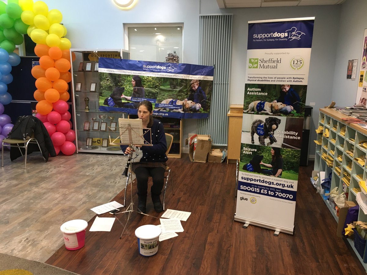 supportdogsuk's tweet photo. @UoSMusicSoc 12 hour play-a-thon is underway! They will be playing non-stop for 12 hours today and collecting funds for our work.  What a lovely way to fundraise! https://t.co/ANAEiDBk7i