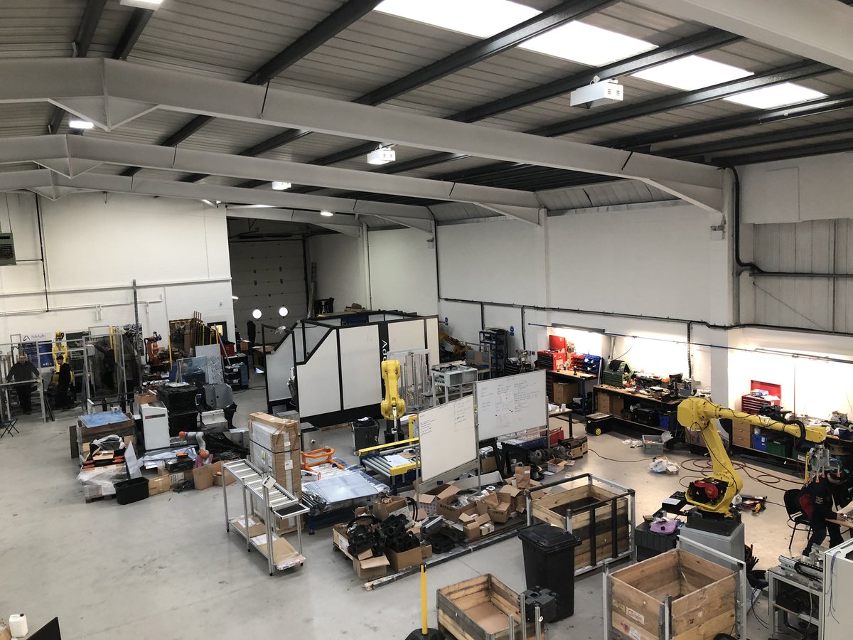 Adelphi_Auto's tweet image. An update on one of our 2 workshops! Busy, busy as always 😆 #adelphiautomation #workshop #bredbury #engineering #robots #robotics #automation #busybusy