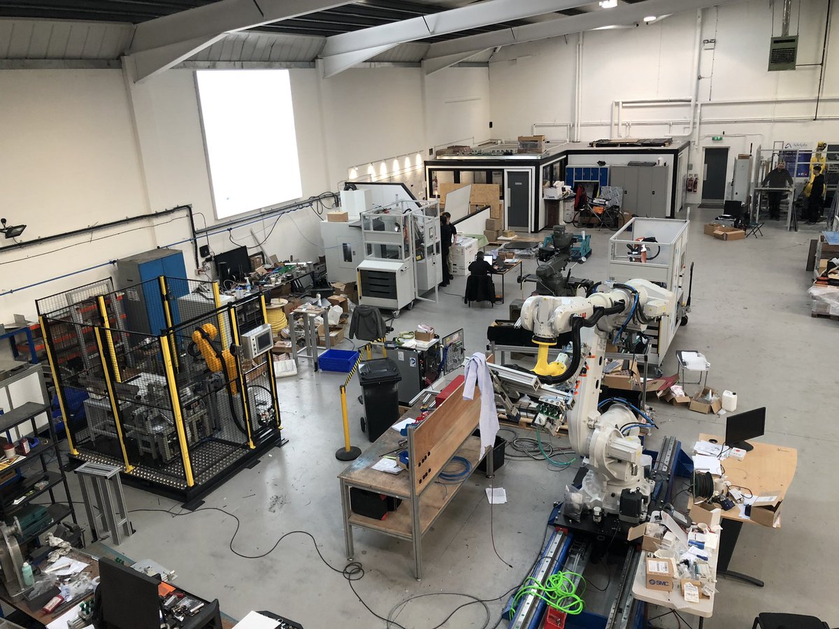 Adelphi_Auto's tweet image. An update on one of our 2 workshops! Busy, busy as always 😆 #adelphiautomation #workshop #bredbury #engineering #robots #robotics #automation #busybusy