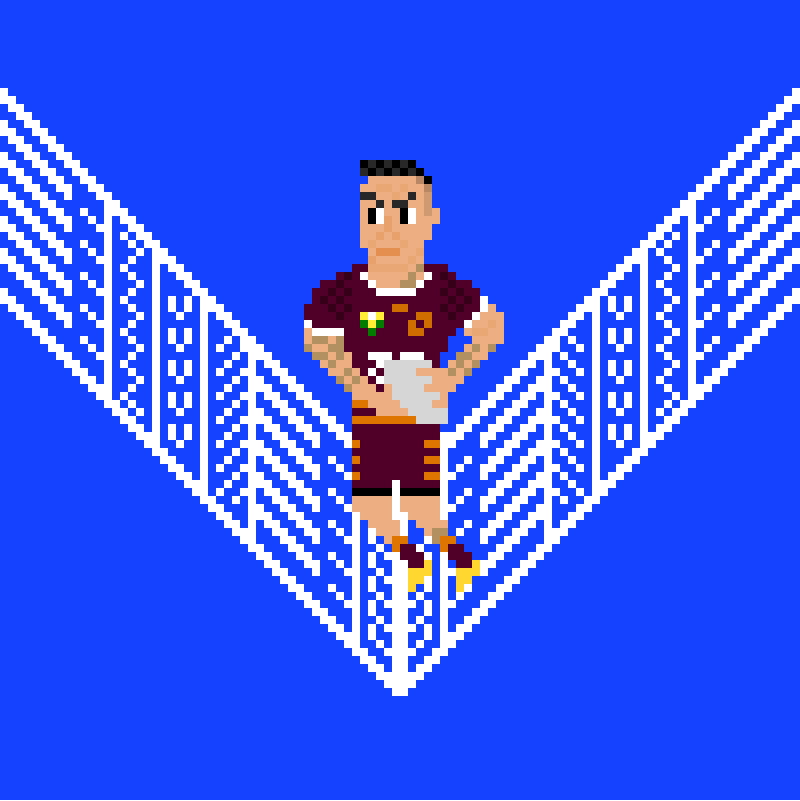 PixelRugby's tweet photo. New #pixelart 200x200 pixels, 19 colors https://t.co/xucnB22KAD