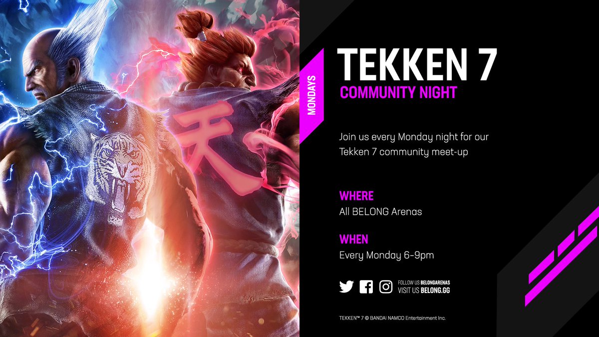 BelongStratfrd's tweet image. Morning Spartans! 🎮

Join us from 6PM today for our #Tekken7 Community Night and the start of our #Spring ArenaClash Journey

Championship Team VS @BelongBFD

Challengers Team VS @BelongNorwich

#ThisIsSpartaaaaa