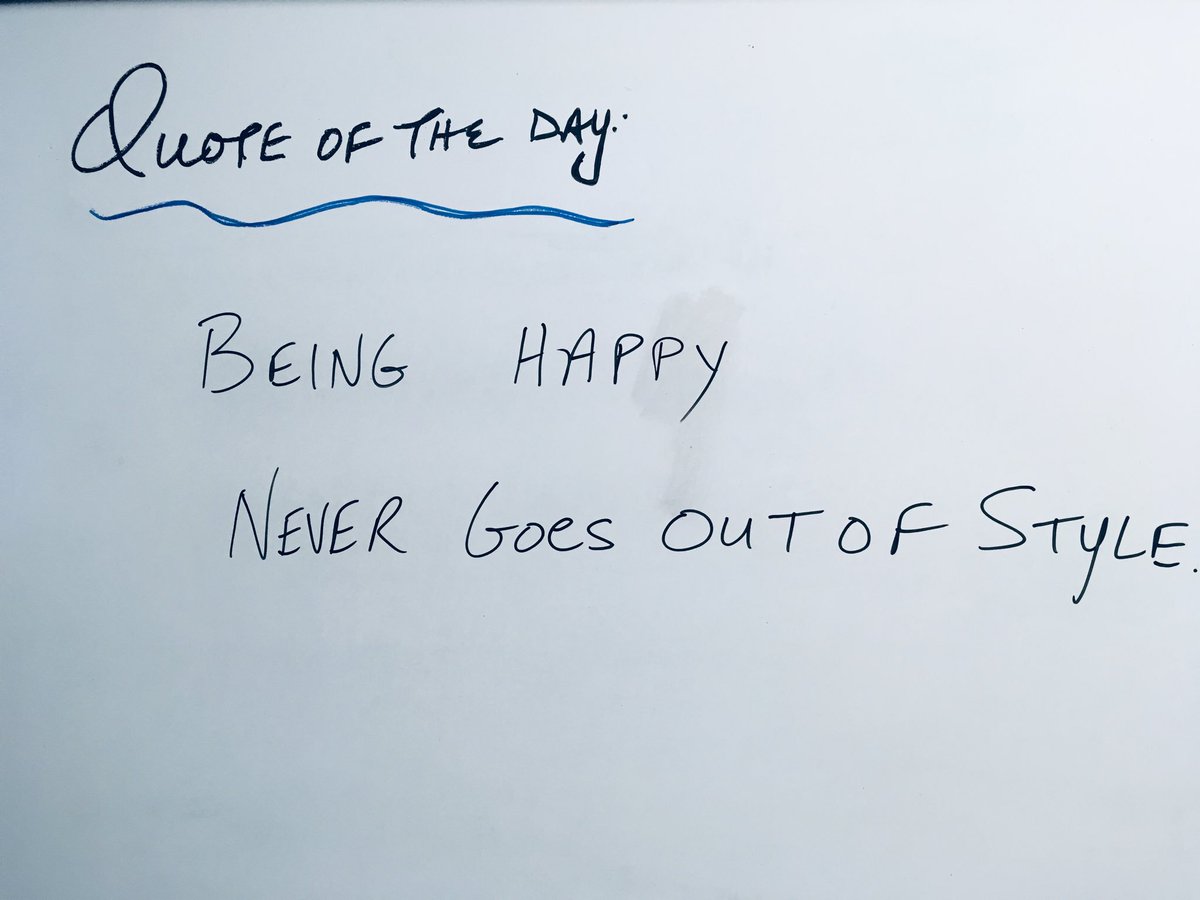 #quote oftheday at LakeView Chiropractic 

“Being Happy Never goes out of Style.”-KB

#LifeToTheFull
#Chiropractic 
#Health
#Style