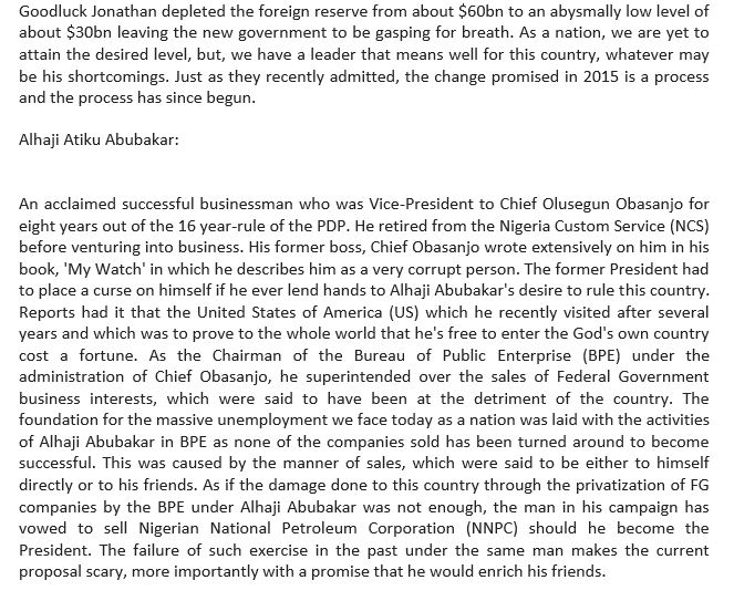 OyedeleALAO's tweet photo. My press release informing the public of AD Oyo State adoption of @MBuhari  as our preferred Presidential candidate in the forthcoming presidential election. Let's vote en masse for president Muhammadu Buhari to serve another four (4) years.

#AllowALAO
#Redemption2019
#Oyo2019 https://t.co/NQm9A7h9rc