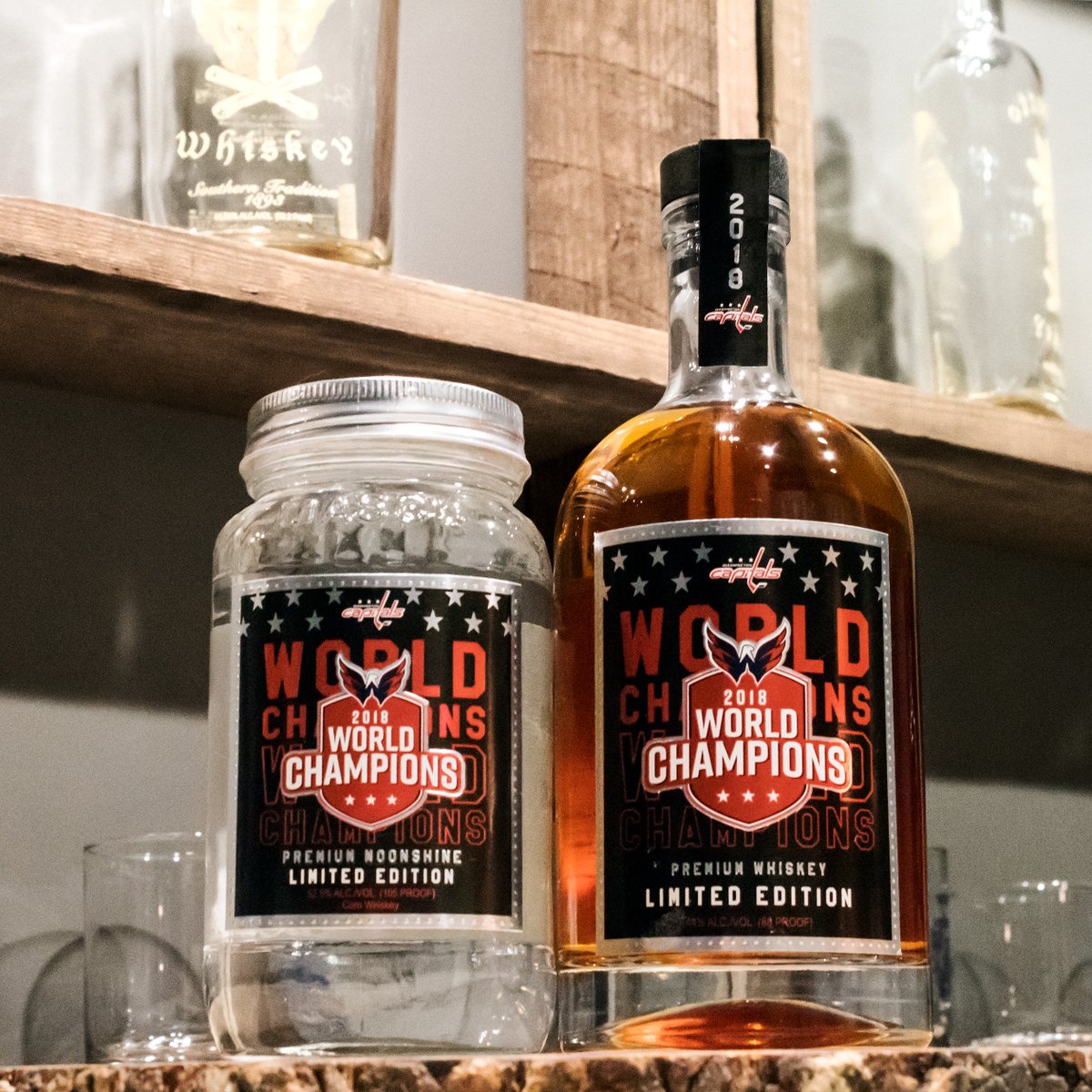 Palmetto Distillery (@palmettodistlry) on Twitter photo Last chance to celebrate the <a href="/Capitals/">Washington Capitals</a> historic Stanley Cup win w/ our limited edition collection! Only 200 bottles left! First come, first served. BONUS: first 100 people to order will have a chance to WIN 4 all-inclusive Suite tickets to an upcoming Capitals game! #ALLCAPS Last chance to celebrate the <a href="/Capitals/">Washington Capitals</a> historic Stanley Cup win w/ our limited edition collection! Only 200 bottles left! First come, first served. BONUS: first 100 people to order will have a chance to WIN 4 all-inclusive Suite tickets to an upcoming Capitals game! #ALLCAPS