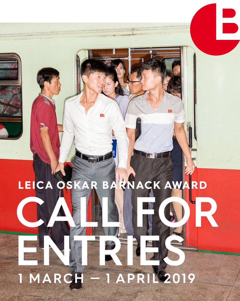 The long-established and internationally acclaimed photographic competition, the #Leica Oskar
Barnack Award (#LOBA), will once again be a major cultural event in 2019!
Submissions open March 1 until April 1, 2019.
leica-oskar-barnack-award.com