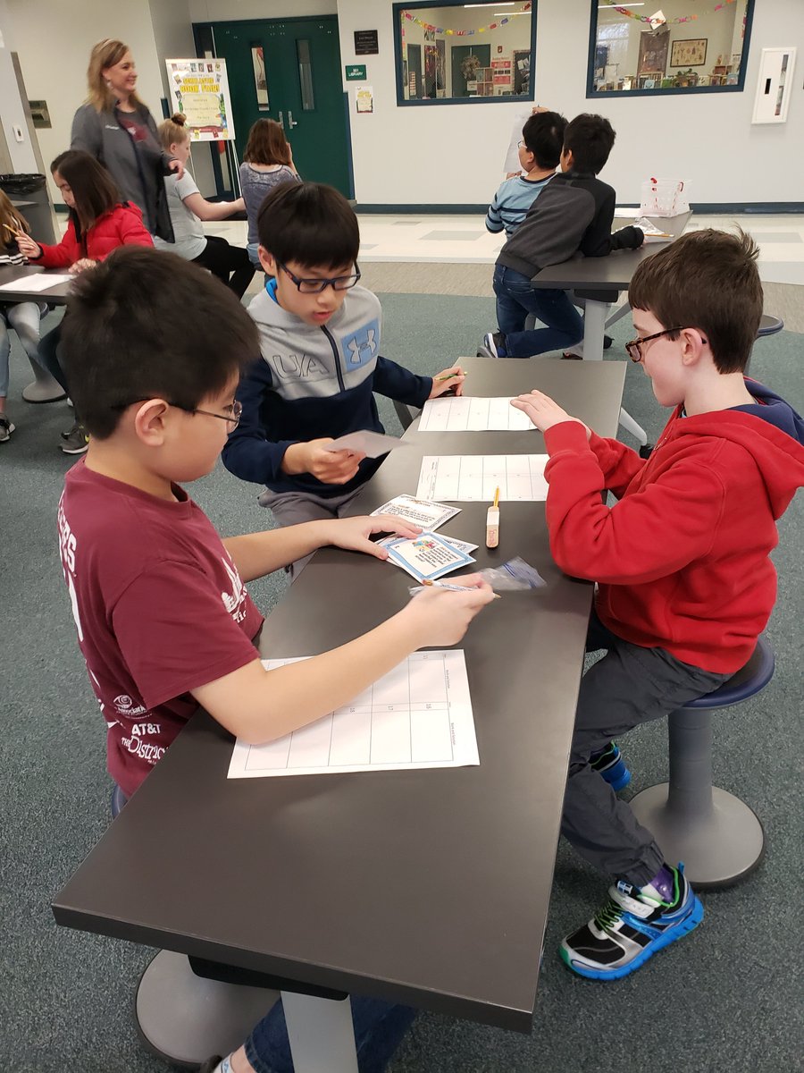 Cypress_Grove's tweet photo. Mrs. Schwanke's 5th grade math class utilizing The Grove for collaborative work on task cards to understand percent, decimals, and tax. #cgcats https://t.co/7zfjwbkEhI