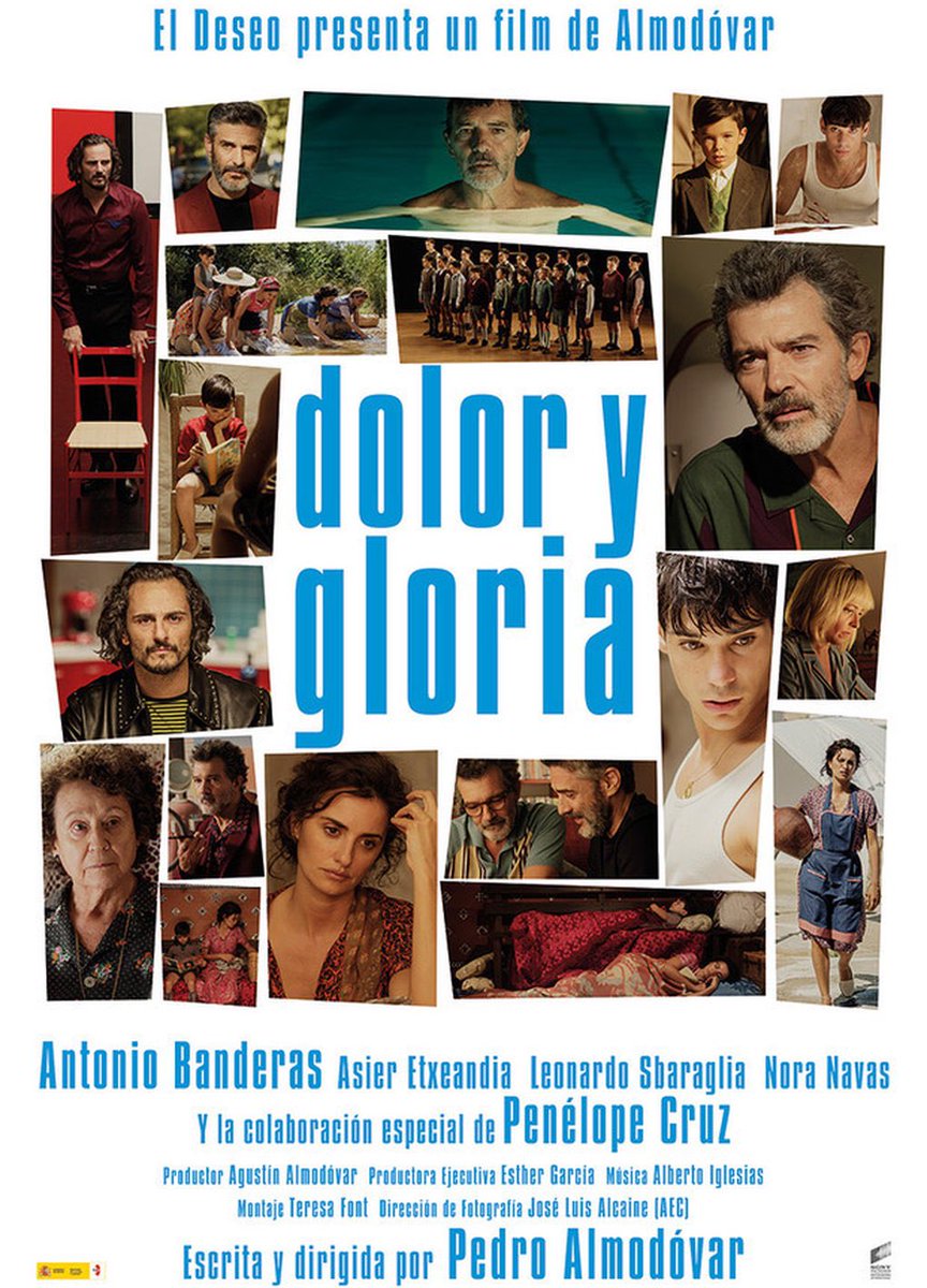 Seriesycinecom's tweet photo. ¡‘Dolor y Gloria’, la próxima película de Pedro Almodóvar, ya tiene por fin cartel oficial! Estamos deseando que se estrene para ir a verla... ¿y vosotros?
•
•
•
#PedroAlmodovar #DolorYGloria #ElDeseo #PenélopeCruz #AntonioBanderas #AsierEtxeandia #JulietaSerrano #RaúlArévalo https://t.co/4p45Euj82e