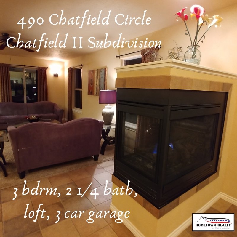 PRICE DROP $273,000 
 Chatifield II subdivision, 3 bdrm, 2 1/4 bath, 3 car garage.  3-sided gas fireplace MLS #20190304
Call/Text Listing Agent for a showing Leslie Kent, REALTOR®
970-270-0213 @HometownTwins Realty
#listwithleslie #hometownrealty #REALTOR®