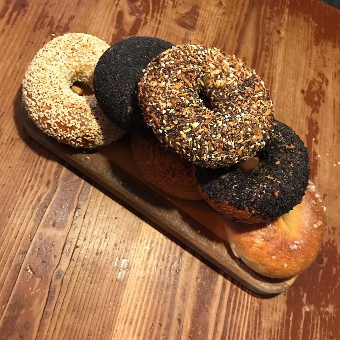makeda_mingus's tweet photo. We are open and have Bagels from @beepboopbagels https://t.co/I2ncWpdW6S