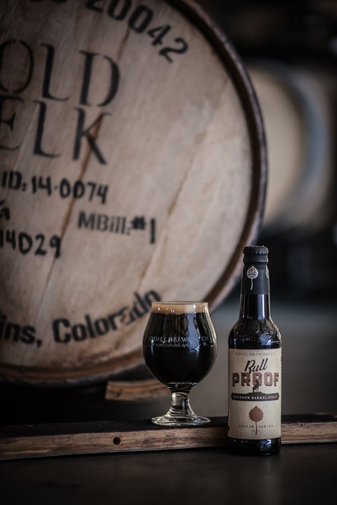 Bull Proof is back. Aged in @oldelkbourbon barrels this stout has hints of sweet vanilla, soft oak, and deep molasses. Find it on tap and on shelves in 12oz bottles this week. #stoutmonth #bourbonenthusiast #bourbonbarrelstout #bourbonbarrelaged  #craftbeer #stoutseason