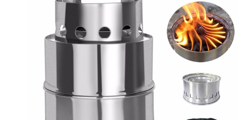 #travelplanet#explore Portable Stainless Steel Camping Stove