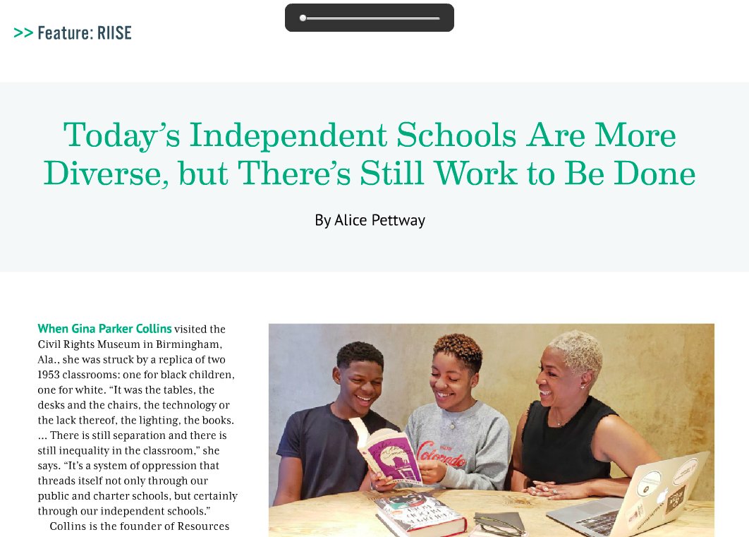 4RIISE's tweet photo. Indy school mom, founder of RIISE, humbled & honored to be included in the inaugural issue of DiversityIS, p-10! Been sharing w/a few folx. Just mustered up courage to read it myself! Imposter syndrome, be gone!
#indymom
#advocate
#advisor
#DiversityIS
https://t.co/RNuVqR5bOt https://t.co/EJH9cqURFt