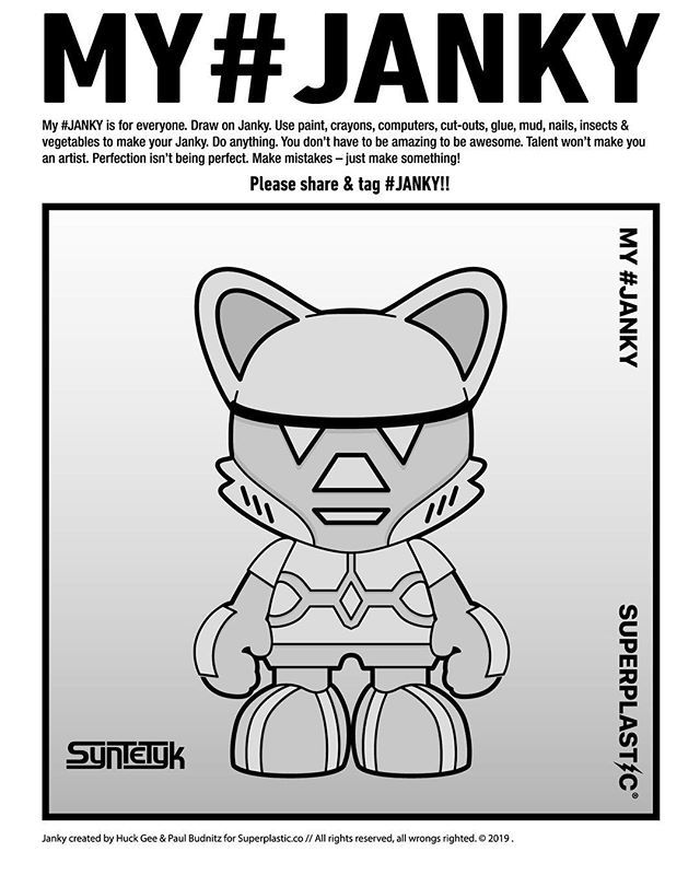 vmmdc's tweet photo. Este es mi diseño para el #janky de @superplastic | My design for #janky by @superplastic #myjanky #superplastic #toyart #toydesign #vinyltoys #customtoy https://t.co/6fLuTAWCm9