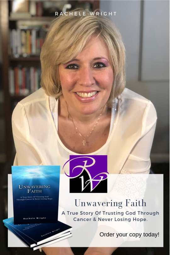 "No matter what giant you have to battle in this life, you WILL overcome with Unwavering Faith in God's Promises!" ~Rachele Wright
Review Book => bit.ly/Unwavering-Fai… #Cancer #Faith #Jesus