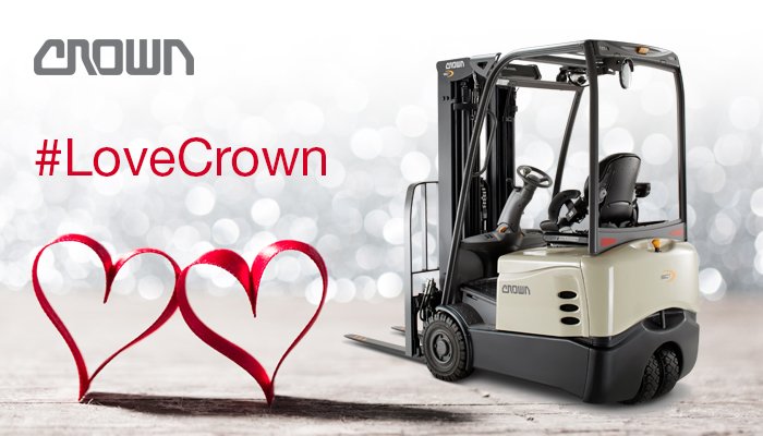 crown_europe_en's tweet photo. #CrownCompetition time! This Thursday is #ValentinesDay. During the week we want you to share with us photos of your favourite Crown truck along with the hashtag #LoveCrown. Be as creative as you can for your chance to win dinner for two on us! #CrownLiftTrucksUK https://t.co/Gfk1jLHnX0