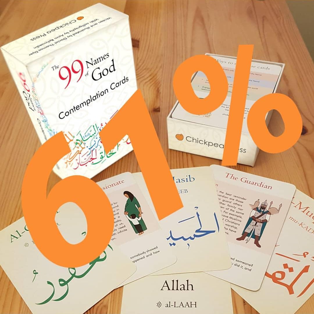 chickpeapress's tweet photo. Thank you to all our supporters! Please keep sharing 😍 @LaunchGood
Pre-order your set of #ContemplationCards: https://t.co/HmLcjY7woM
#99namesofallah #99namesofgod #activitycards #childrensactivities #learnthroughplay #homeschool #faith #quran #homeed #education #islam #family https://t.co/kfRPrn4Acd