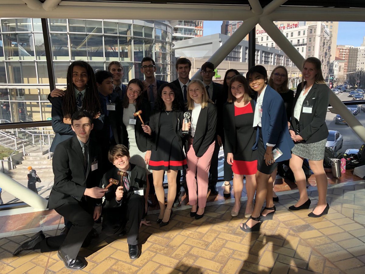 PCPiratesHS's tweet photo. Congratulations to Bob Johnson and our Model United Nations (MUN) Team for placing 1st as the Best Large Delegate at their competition in Boston over the weekend.  Incredible job by our team at this national competition! https://t.co/0vGbwmtwTD