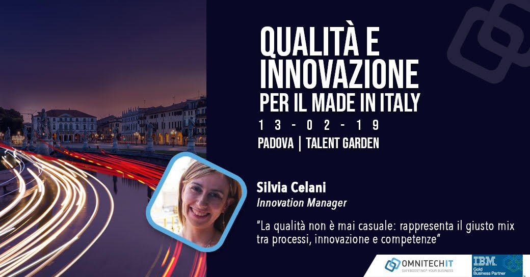 Nicotra62's tweet image. #OMNITECHIT informa: mancano solo due giorni 😎 per registrarsi  all&apos;evento &quot;#Qualità e #Innovazione&quot;. Vi aspettiamo il 13 febbraio a #TalentGardenPadova. Manca poco. Affrettati. Non puoi mancare!👍Form di iscrizione e agenda dell&apos;evento🎫 lnkd.in/d8YZk5S #SIPARTEDAPADOVA