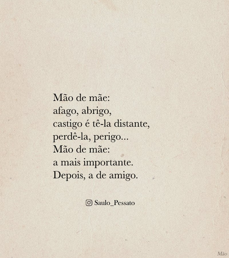 poesiareclamada's tweet photo. Mão
#mão #mãe #amigo #afago #abrigo https://t.co/gcE3bmES0X